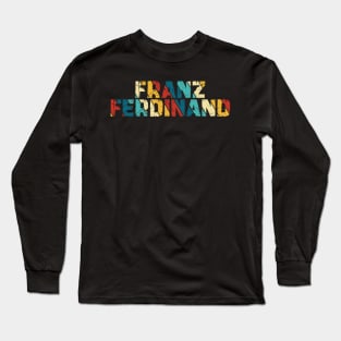 Retro Color - Franz ferdinand Long Sleeve T-Shirt